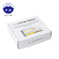 Custom printed white corrugated colored shipping boxes